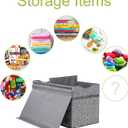 YOLOXO Toy Box Chest, Collapsible Sturdy Storage Bins with Lids, Extra Large Kids Toy Storage Organizer Boxes Bins Baskets for Kids, Boys, Girls, Nursery Room, Playroom, Closet (Linen Gray)