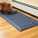 Artisan Entry Indoor Mats for Entryway, Durable & Easy to Clean Tray for Boots, Anti-Slip & Water-Resistant for Front Room, Made in The USA, 15" x 36", Blue, by Mats Inc.