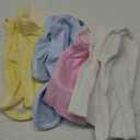 Giegxin 8 Pieces Cotton Baby Umbilical Cord Soft Infant Belly Button Band Protector Newborn Navel Belt for 0-12 Months Babies, 4 Styles