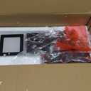 MYTH REALM LED Modern Bathroom Light Fixtures Over Mirror, 3-Light Dimmable Vanity Lights, Matte Black Acrylic Bathroom Vanity Light, 2700K-6500K Adjustable