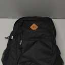 ZORFIN 26L Black Backpack for College, and Travel: Water Resistant Bookbag