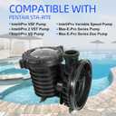 17307-0110S Pool Pump Tank Body Assembly Compatible with Pentair Sta-Rite IntelliPro, Max-E-Pro Series, Trap Body Assembly, Pool And Spa Inground Pump