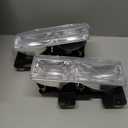 2Pcs Headlights Assembly compatible with 1988-1998 OBS Chevy GMC C/K 1500 2500 3500 Pickup Suburban,for select Silverado Tahoe Yukon Blazer, Replace #GM2502101 GM2503101