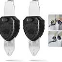 Guard Dog Security Blocklock Portable Door Lock, Hotel Door Locks for Travelers Security, Tough, Durable, Apartment Door Security, Home Security, Travel Essentials, Easy to Use (Black 2 Pack)