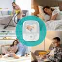 Baby Monitor with Camera and Audio, 2.8" Video Baby Monitor with Secure Transmission No WiFi, Night Vision, Temperature Sensor, Two-Way Talk, Al Off-Lens Detection, Feeding Reminder