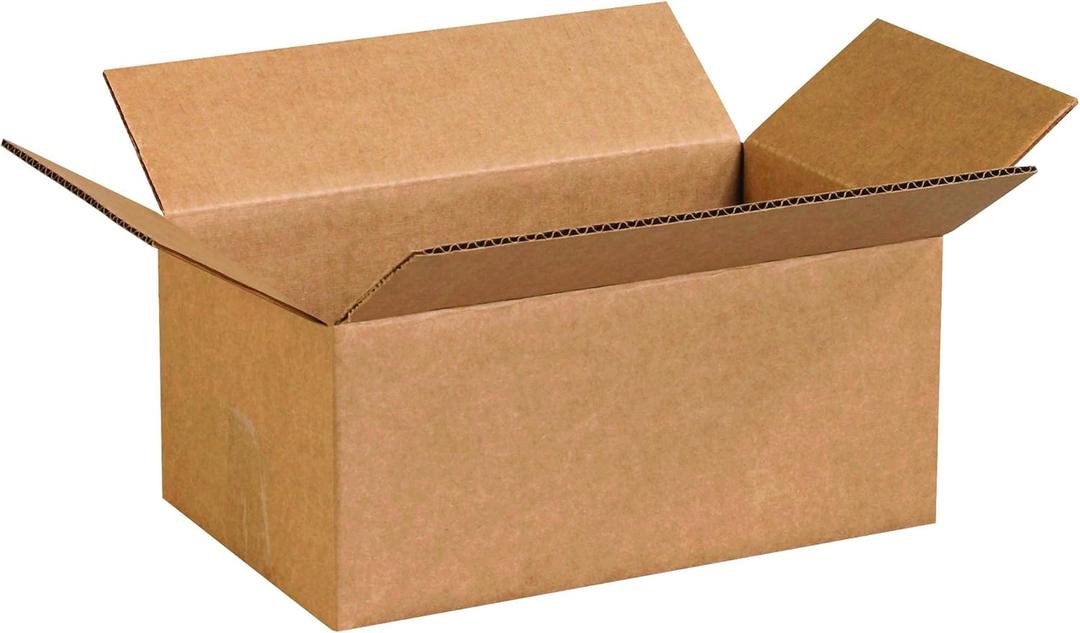 PARTNERS BRAND 12 x 7 x 5 Corrugated Cardboard Boxes, Small 12"L x 7"W x 5"H, Pack of 25 | Shipping, Packaging, Moving, Storage Box for Home or Business, Strong Wholesale Bulk Boxes