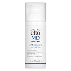 EltaMD AM Restore Daily Lightweight Facial Moisturizer | Smoothes, Hydrates, Brightens, and Tones, Made with Hyaluronic Acid and Niacinamide, For Acne-Prone and Sensitive Skin EXP:2028/05