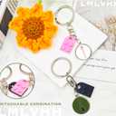 2 x 2Pcs Matching Heart Keychains  Magical Friend-Inspired Brick Set with Witch & Princess Charms, Gift for Fans & Best Friends (Style-A, Black)