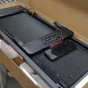 Walking Pad Treadmill with Handle Bar, Compact Portable Treadmills for Home Small, Electric Walking Pads with Handles, 3.5HP Quiet and LED Display, 400 LBS Capacity