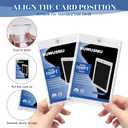50 Pcs 100 Pt Acrylic Magnetic Card Holders One Touch Card Holder Clear Card Protectors Hard Plastic Magnetic Card Case for Sports Baseball Trading Card Storing Displaying(2.5 x 3.54 Inch)