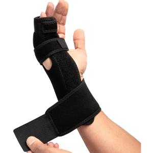 Ovation Medical Boxer Splint - Adjustable Hand and Finger Splint for Metacarpal, Ulnar Gutter and Radial Gutter Fractures - Lightweight, Padded, Immobilizing Hand Brace (Right)