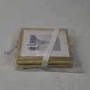 upsimples 8x10 Picture Frame Set of 5, Display Pictures 5x7 with Mat or 8 x 10 Without, Wall Gallery Photo Frames, Gold