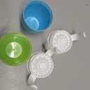 Munchkin Miracle 360 Toddler Sippy Cups, 6 Months and 1 Year Old, Spill Proof, 7 and 10 Ounce, 4 Pack, Blue/Green