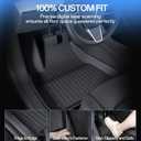 Floor Mats Fits for Tesla Model 3 2023-2018 - All Weather TPE Custom Fit Car Mats Floor Liners, Custom Fit, 3-Piece