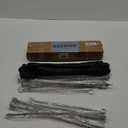 Skewers - 17" Kabob Skewers for Grilling, Metal Sticks for Kabobs Stainless Steel Flat Long Shish Kebab Reusable Grill BBQ Barbecue Sticks for Meat Chicken Vegetable, 12 Pack Bonus 14 Inch