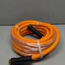 Garden Hose 25 ft x 5/8", NON-EXPANDING Flexible Water Hose, Kink Resistant Lightweight Hybrid Hose, Leakproof Yard Hose with Male to Female Fittings (Yellow)