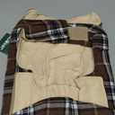 Kuoser Waterproof Dog Coat, Reversible Dog Jacket for Medium Dogs, Adjustable Durable Doggie Winter Coat Warm Puppy Cold Weather Apparel from Small to Large Breed, Brown M (Medium (Pack of 1))