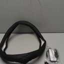 Heated Steering Wheel Cover - WARMITORY Luxury Steering Wheel Heater, 12V Quick Hand Warmer, 14.5-15 inches (Leatheret PU) (Jade Black)