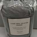 Fancy Collection Easy Care Bed Skirt Pleated Microfiber 14 inch Drop Bed Skirt Solid New (Light Grey, Full)