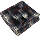 50x60 Throw Blankets, Plaid Fleece Throw Blankets for Bedroom, Couch, Livingroom, Chair, Pets, Outdoors