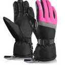 MCTi Ski Gloves,Winter Waterproof Snowboard Snow 3M Thinsulate Warm Touchscreen Cold Weather Women Gloves Wrist Leashes
Amazon's Choice