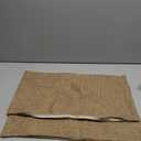  Linen Texture Jute Decorative Throw Pillow Cover Yellow Texture Woven Fabric Natural Lumbar Cushion Cover Mix No Inserts for Bedroom Living Room Set of 2 (12 x 20 inches)