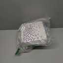 Purple and White Gold Paper Plates and Napkins 200Pack-100 x 7" Dessert plates & 100 x 6.5'' Napkins,Purple Paper Plates for Appetizers,Cakes and Salads,for Birthdays,Graduation,Carnival (Modern-200PCS)