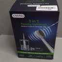 Electric Toothbrush with Water Flosser 3-in-1 Combo, Professional Sonic Toothbrush for Adults, 3 Brush Modes+5 Floss Speeds, Rechargable, 2.0 Flossing Toothbrush for Oral Care, Portable Travel Case