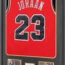 Jinchuan Jersey Frame Display Case Shadow Box Lockable with UV Protection for Baseball Basketball Football Soccer Hockey Sport Shirt