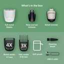 Norelco Philips All-in-One 3000 Series 13 in 1 Trimmer for Men, Beard Trimmer & Head Hair Clipper, Full Metal Self-Sharpening Blades & 8 Length Settings, MG3939/50