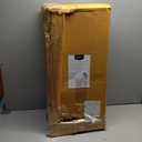 Amazon Basics Solid Wood Saddle-Seat Counter Height Bar Stools for Kitchen Island and Home Bar with Footrest, 29-Inch Height, Black, Set of 2