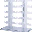 JoySee 1 X sunglasses organizer eyeglasses rack glasses holders acrylic Glasses hoder Display hold Stand, Water Clear Transparent
