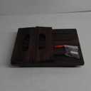 2BHOME Wooden Step Stool, 5.3" One Step Stool for Adults with Built-in Handle, Supports up to 550lbs, Durable & Non-Slip Bedside Stool for Bedroom, Kitchen, Bathroom or High Beds