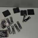 Post Tubes Mounting Bracket, 4-Packs Adjustable Solar Mounting Bracket Fence Hook Compatible with Round, Square, T-Posts, Irregularly Shaped Pipes