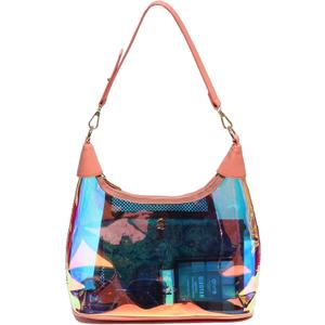 Clear Shoulder Bags for Women, Stadium Approved Cute Hobo Tote Crossbody Handbag Mini Clutch Purse