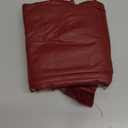 MakeMeChic Women's Crop Faux Leather Jacket Vintage Long Sleeve Collar Zip Up Biker Motorcycle Jackets Coats (Burgundy)