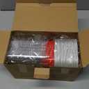 LNYZQUS 10oz Square Baking Cups Brownie Pans with Lids 40 Pack, Disposable Ramekins Mini Cake Pan,4”X4” Aluminum Jumbo Cupcake Muffin Tin Dessert Holder for Christmas-Red