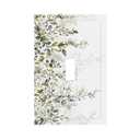 2 x JDAKHD Light Switch Cover Plate Eucalyptus Leaves & Green Botanical Art 1 Gang Decorative Wall Plate Modern Single Toggle Outlet Switch Faceplate Cover Nature-Inspired Home Decor