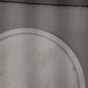 WORHE Natural Marble Decorative Tray for Bathroom Bedroom Kitchen Dresser, Round Vanity Trays for Jewelry, Perfume, Cosmetic, Candle, Countertop Storage Organizer for Home Decor Color White (TP601) (9.4")