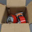 5"x2" Heavy Duty Casters Set of 4-4000 lb Capacity Industrial Caster Wheels with Polyurethane & Cast Iron, Swivel Plate Casters for Platform Trucks, U-Boat Carts, Military Equipment (4 Swivel)
