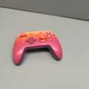 KENNEAS Wireless Controller Compatible with Switch/OLED/Lite, 2 Faceplate/8 Colors LED/850 mAh Battery/6-Axis Gyroscope/Turbo/Programmable Button/Immersive Vibration Motor Pro Controller for Switch (Pink)