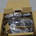 Panasonic Cordless Phone, Easy to Use with Large Display & Big Buttons, Flashing Favorites Key, Flashlight, Call Block, Volume Boost, Talking Caller ID, House Phones, 3 Handsets - KX-TGU433B (Black)