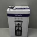 Ollygrin Burr Coffee Grinder, Electric Conical Coffee Bean Grinder With 30 Adjustable Grind Settings For 2-12 Cups, Sliver & Black