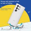 for Galaxy S26 Ultra Bumper Case Clear, No Back Design Anti-Yellowing TPU Backless Frame with Camera Cover Protection Slim Thin Lightweight for Samsung Galaxy S26 Ultra (2026)