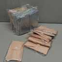 24 Sets Travel Makeup Brush Set Bridesmaid Gift Face Make Up Brushes Angled Blush Brush Foundation Brush with Travel Makeup Bag for Wedding Bridal Gift (Pink)