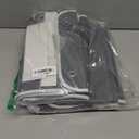 2 Pack Over The Door Organizer, Hanging Storage Organization with Large Capacity Pockets, Swing-Proof Behind Door Storage Shelf for Kicthen Bedroom Nursery Kids Toys Shoes, Grey