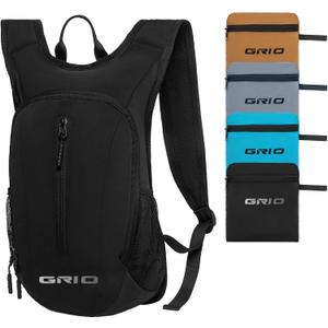 GRIO Ultralight Hiking Daypack 15L - Water-Resistant Foldable Backpack for Men & Women, Compact Packable Backpack for Outdoor Activities, Camping, Travel & Cycling