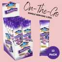 Blue Diamond Almonds, Blueberry Flavored Snack Nuts, Single Serve Bags (1.5 Oz. Tubes, Pack of 12)