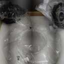 Schoolhouse Pendant Light, 12" Black Schoolhouse Ceiling Light Fixture with Milk Glass White Shade, Adjustable Height, Mid Century Modern Pendant Lighting for Kitchen Island Dining Room