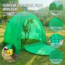 59*59*60 Large Winter Plant Warm Covers with Air Hole for Raised Bed- Warm Tent Freeze Protection Humidity Domes for Germination, Seedling Propagation Protecting Plants from Animals